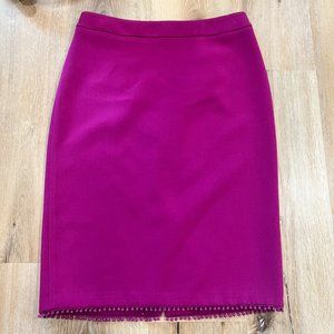 Ann Taylor Size 4 Pencil Skirt Fuchsia